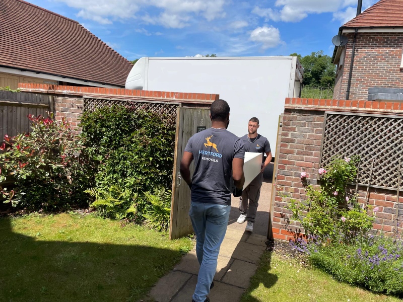 Hertford Removals - Professional moving truck and team